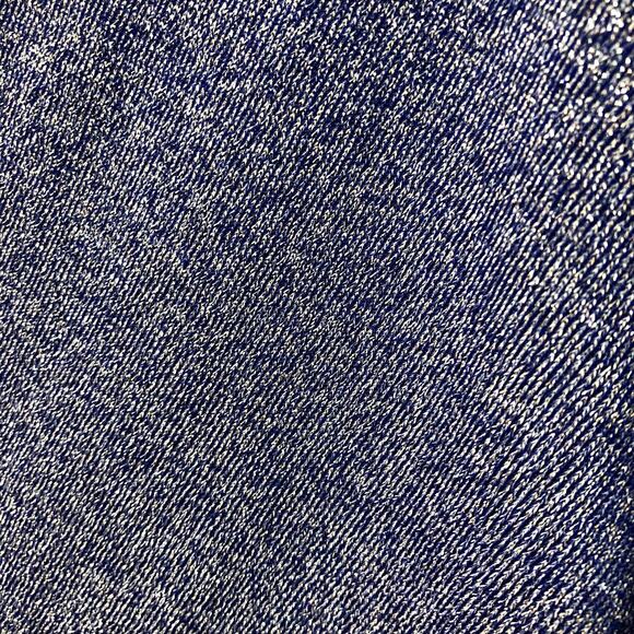 Grace Elements Woman's Blue / Silver Knit Top 2X - Picture 10 of 14